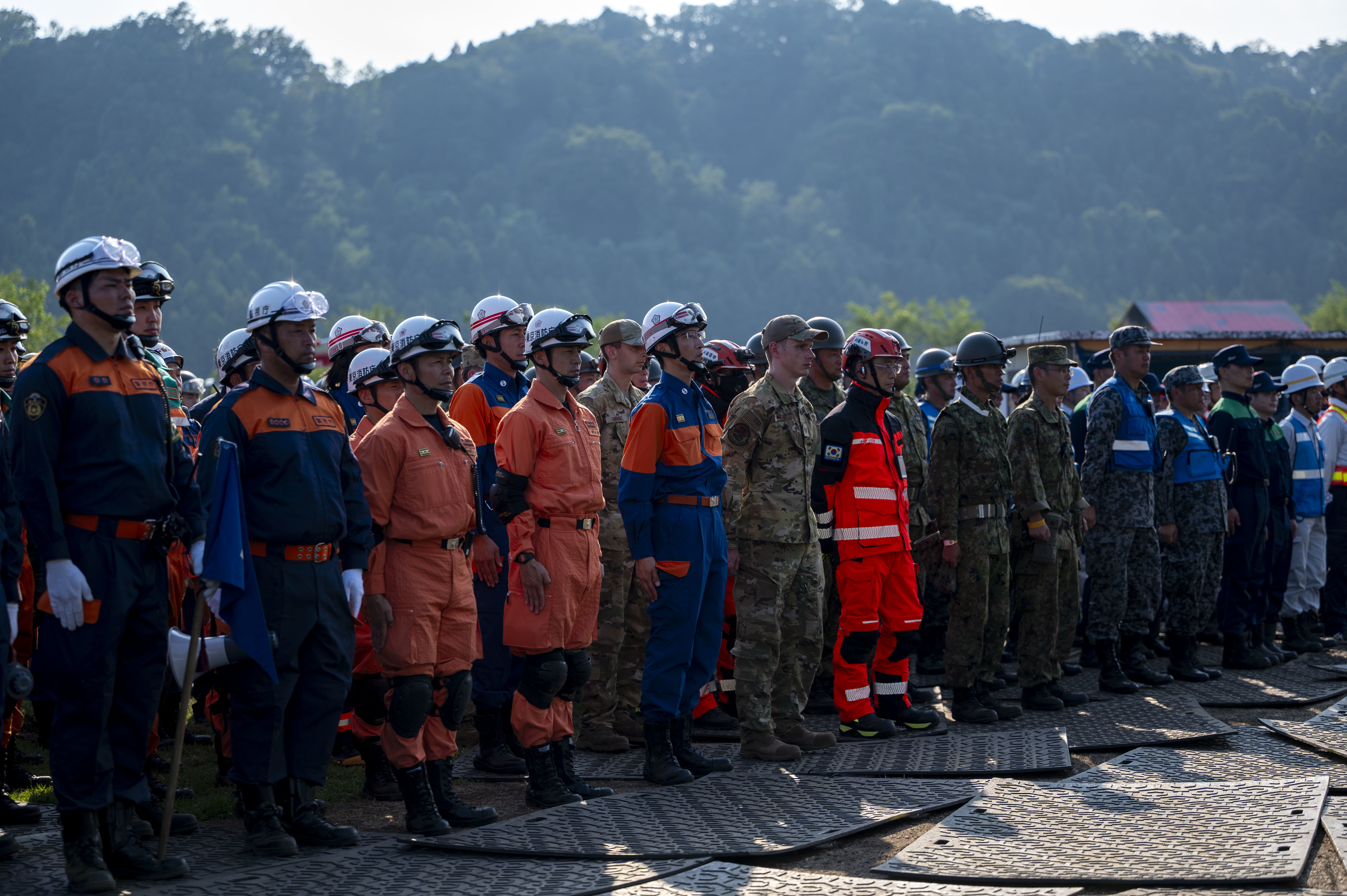 374 AW participates in joint comprehensive disaster drill